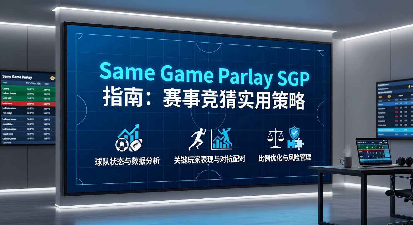 Same Game Parlay SGP 指南：赛事竞猜策略与技巧
